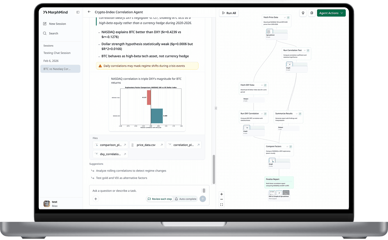 MorphMind AI prototype